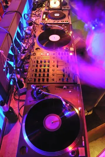 DJ playing music