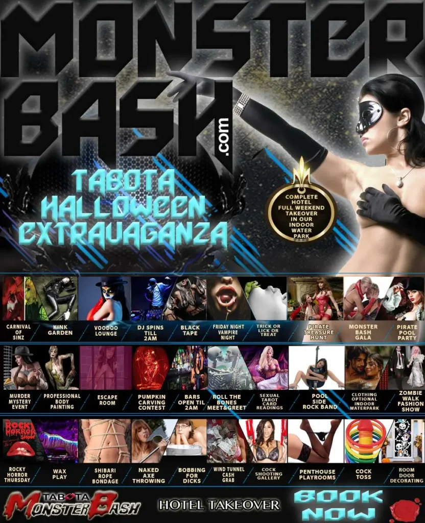 Tabota Monster Bash Halloween Extravaganza and Hotel Takeover Event